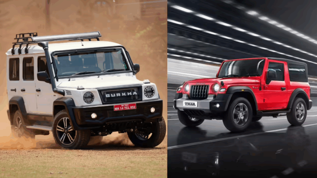Mahindra Thar (Base) vs Force Gurkha (Base): Off-Road SUV Comparison in India
