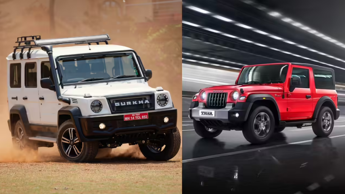 Mahindra Thar (Base) vs Force Gurkha (Base): Off-Road SUV Comparison in India